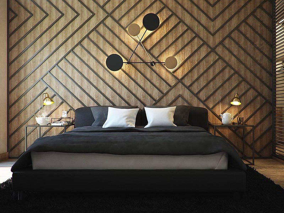 Add geometric patterns with the contemporary Bedroom Trend for ​a modern touch and visual interest