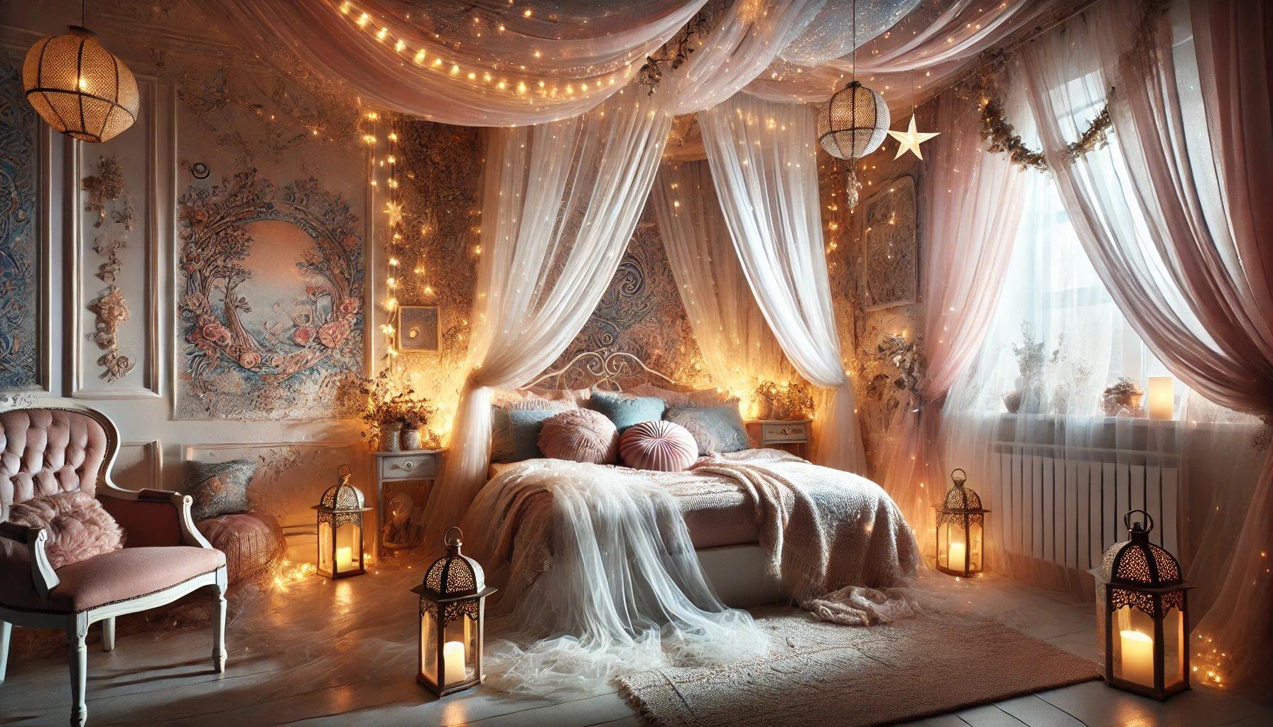 Whimsical Bedroom: Infuse playful elements and‌ fantasy ⁤themes for fun vibes