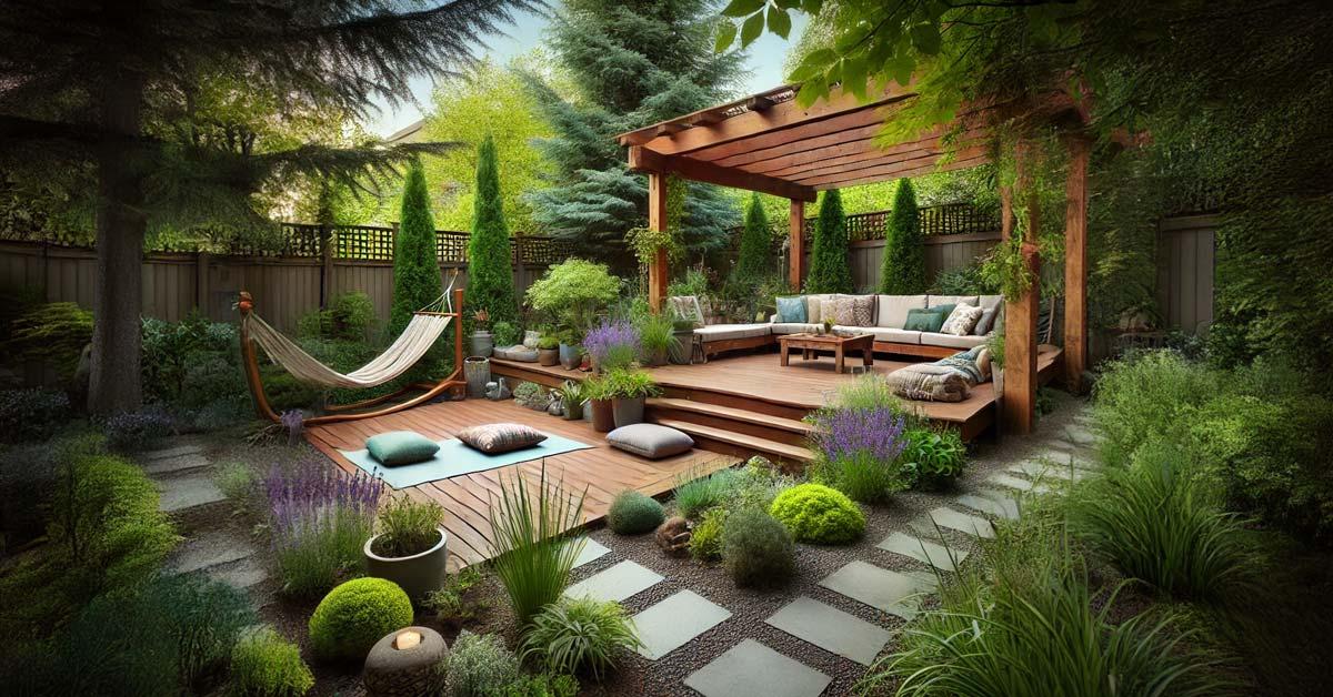 Set up‍ a relaxing yoga area for ‍peace in your backyard