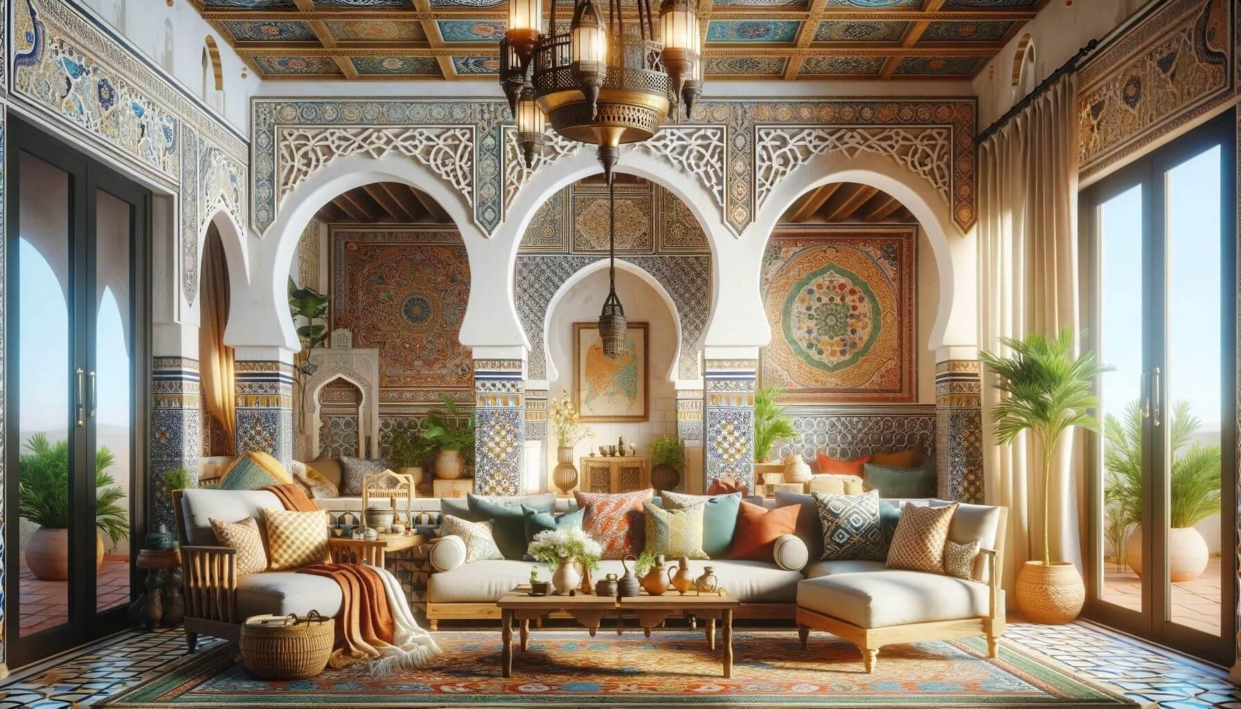 Mediterranean Living Room: Warm ‍colors and⁢ ornate details ⁣embrace⁤ the sun