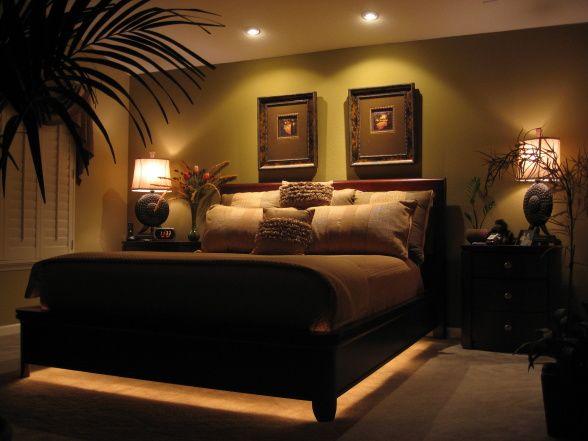 Bedroom Trend: Mood Lighting - Utilize dimmers and warm bulbs to set the perfect vibe