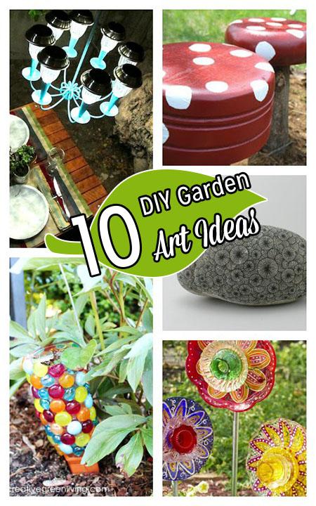 Use recycled materials to craft unique garden decor in‌ your backyard