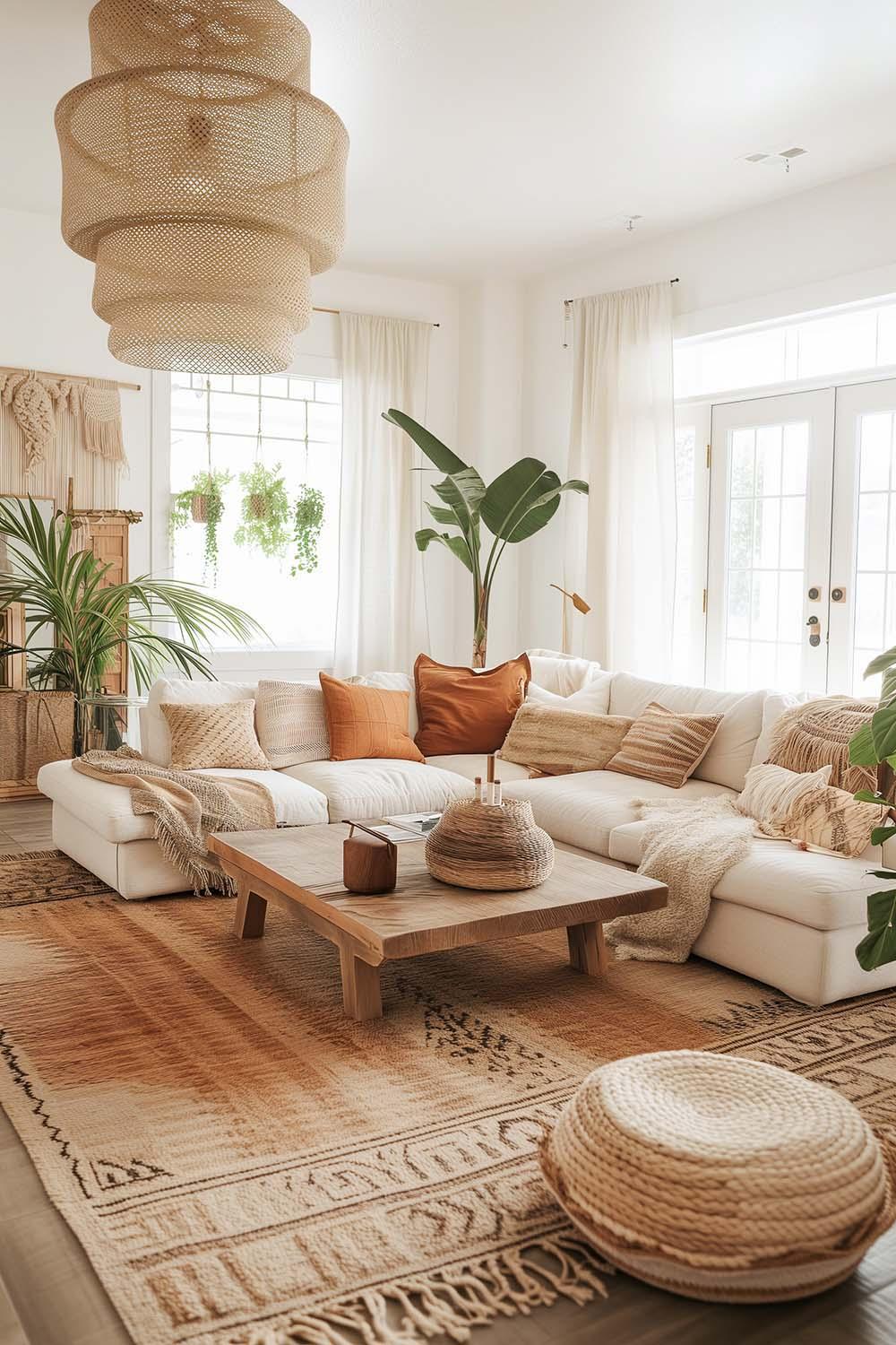 Bohemian ‌style breathes creativity into your ⁣eclectic living room setup