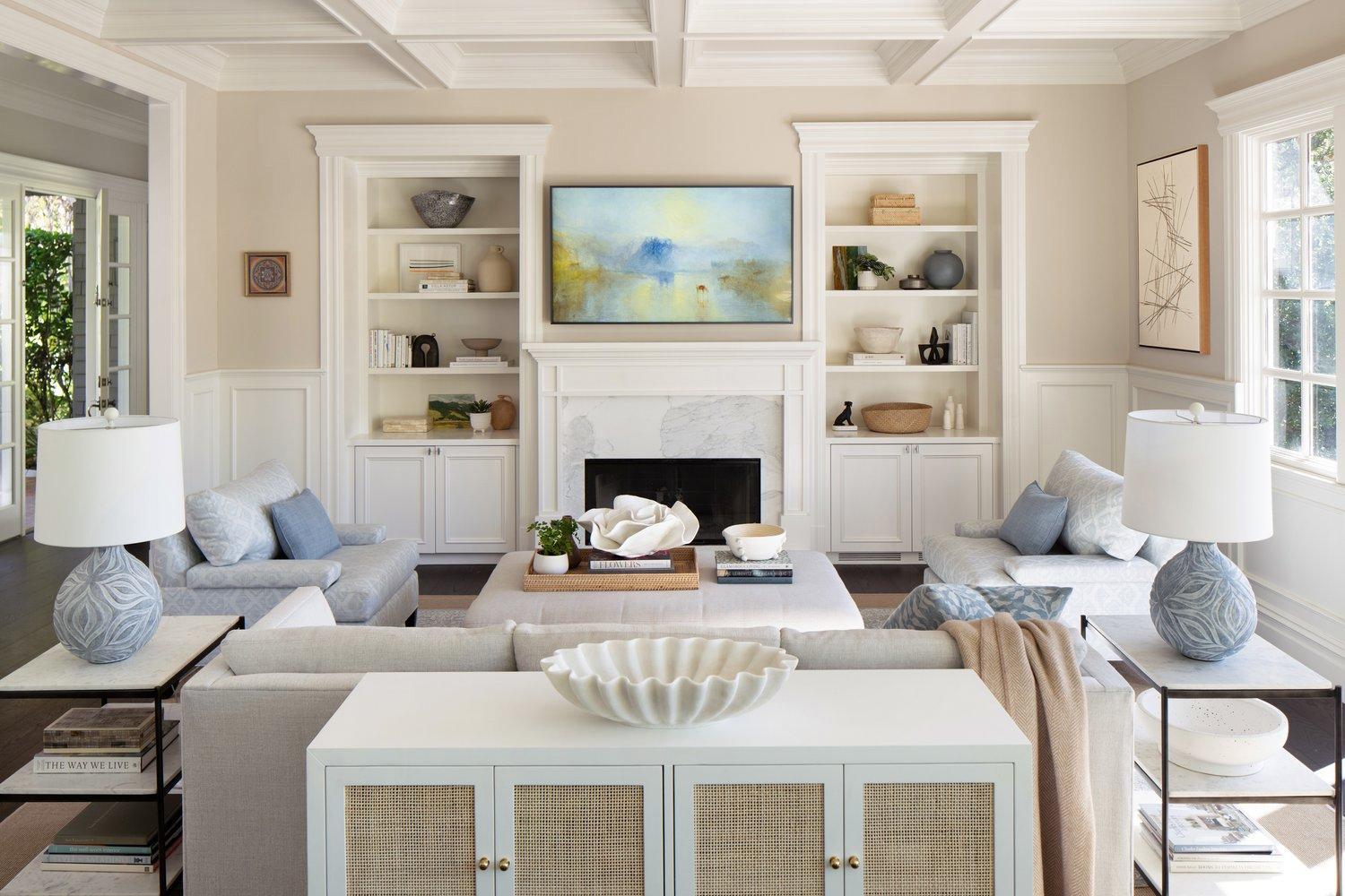 Coastal Living Room: Infuse ocean hues and breezy decor for relaxation