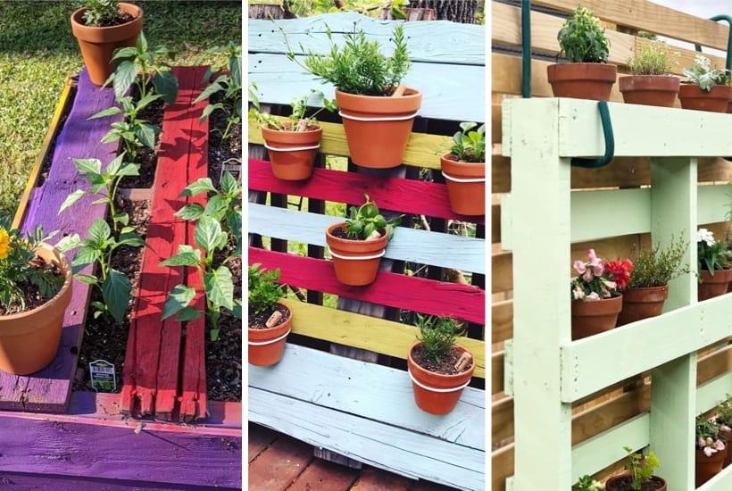 Maximize space with a compact pallet garden in small​ yards