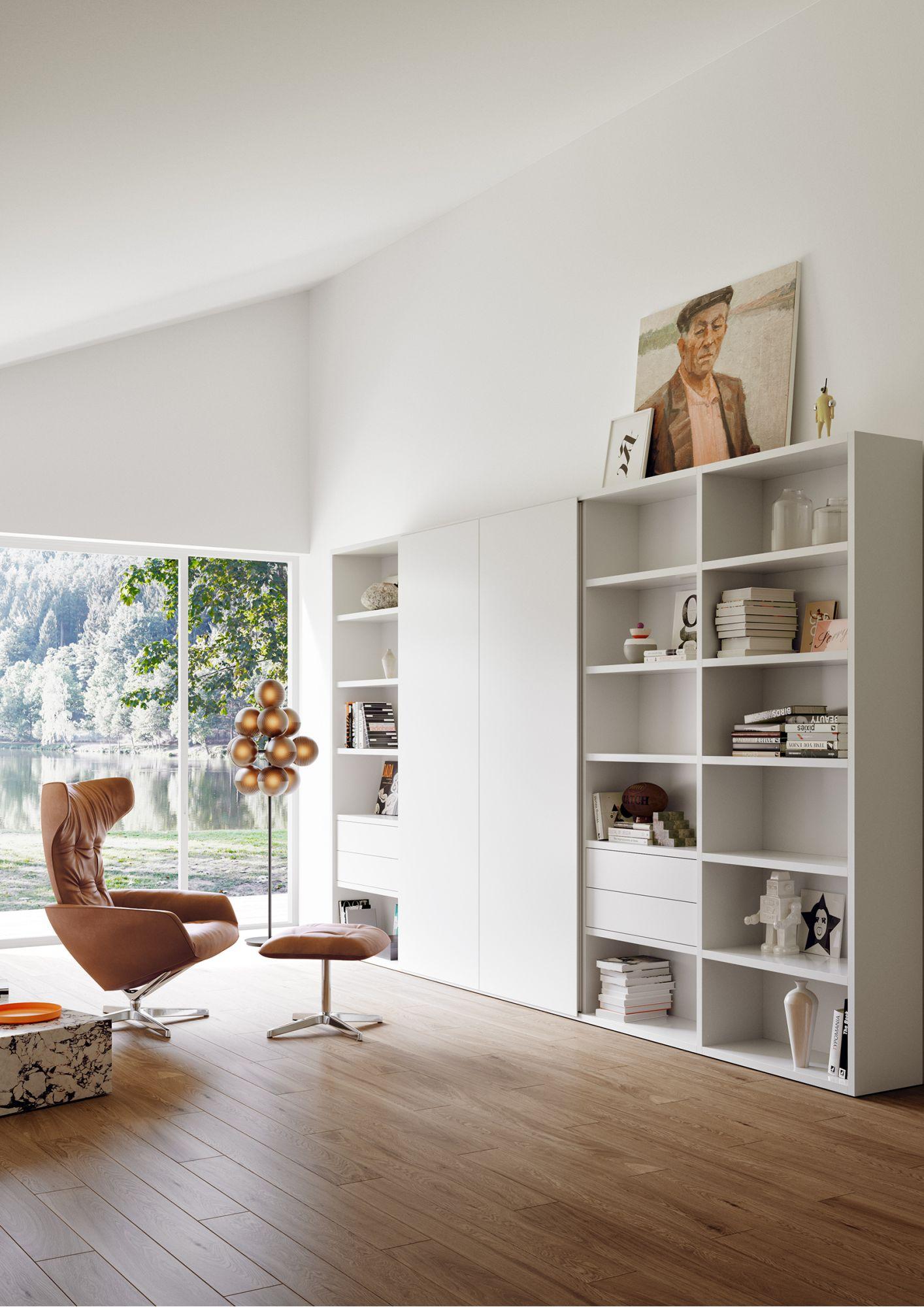 Customizable wall units for a personalized touch in your Contemporary Living Room