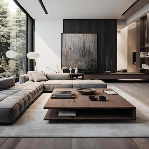 Embrace minimalism‌ with sleek furniture in your ⁢contemporary living room