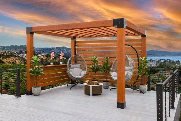 Stylish pergola for shaded relaxation in ⁣your backyard sanctuary