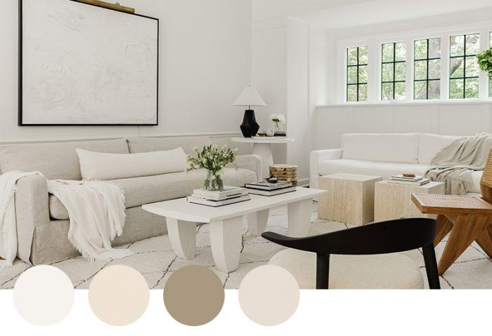 Use light color schemes to create an airy feeling in interior design