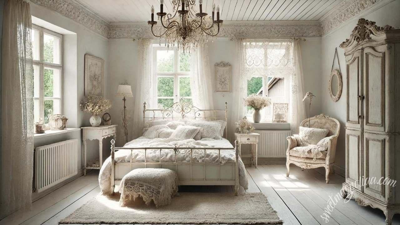 A vintage chic bedroom trend​ combines nostalgic elements with modern comfort for unique‌ style