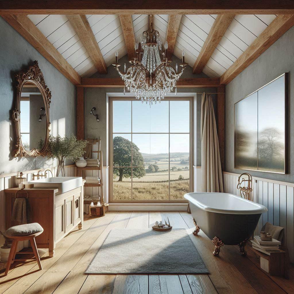 Combine modern ‌elements with vintage pieces for⁢ a unique farmhouse bathroom aesthetic