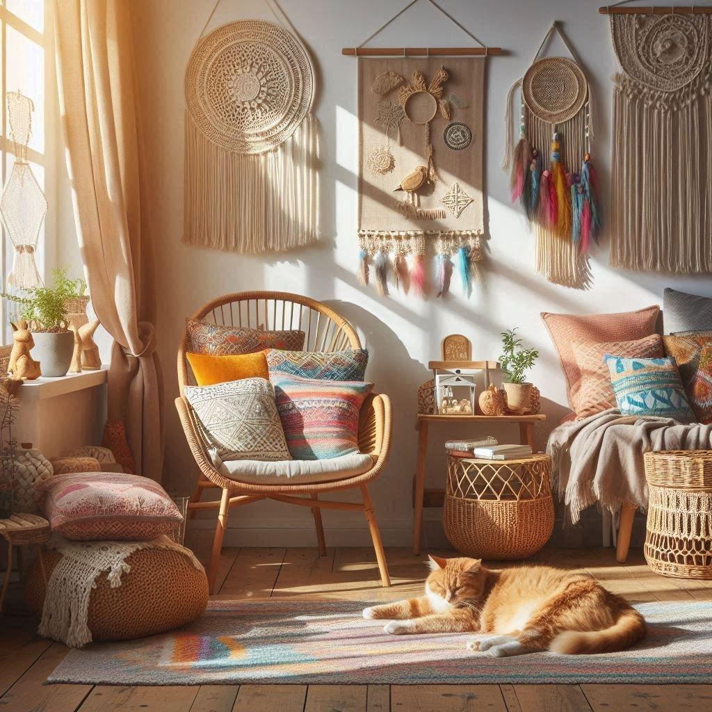 Consider a‍ curated gallery wall⁣ to showcase your travels in​ your ‌Boho Living Room