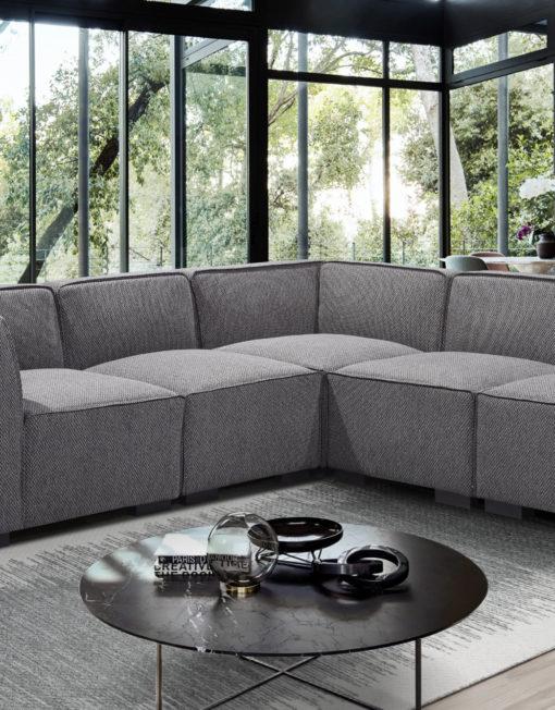 A sleek sectional sofa for a comfortable and stylish Contemporary Living Room⁢ experience