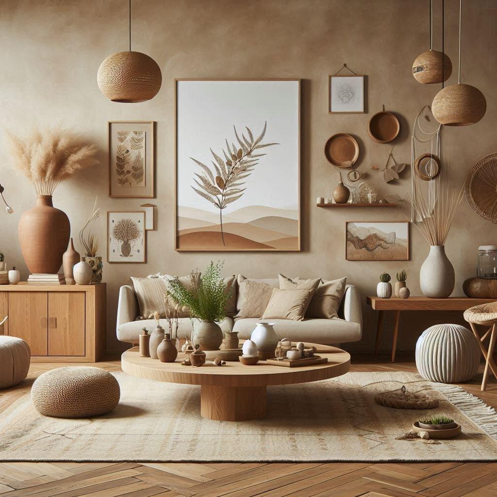 Feature handmade ‍artisan crafts to ⁣add authenticity to your earthy living room decor