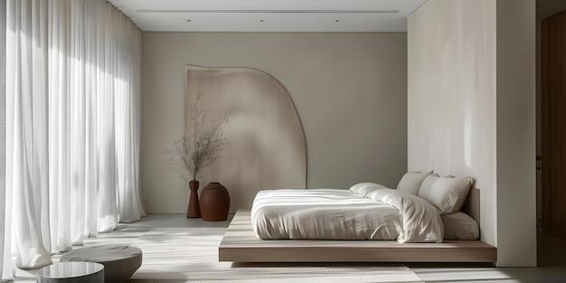 Choose a statement piece for⁤ visual interest in your​ minimalist bedroom