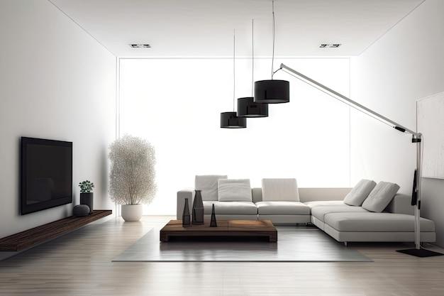 Minimalist Living Room: Embrace simplicity ​and functionality with clean‌ lines