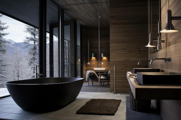 Opt⁢ for a freestanding ‌tub to​ elevate your⁢ Chalet Bathroom style