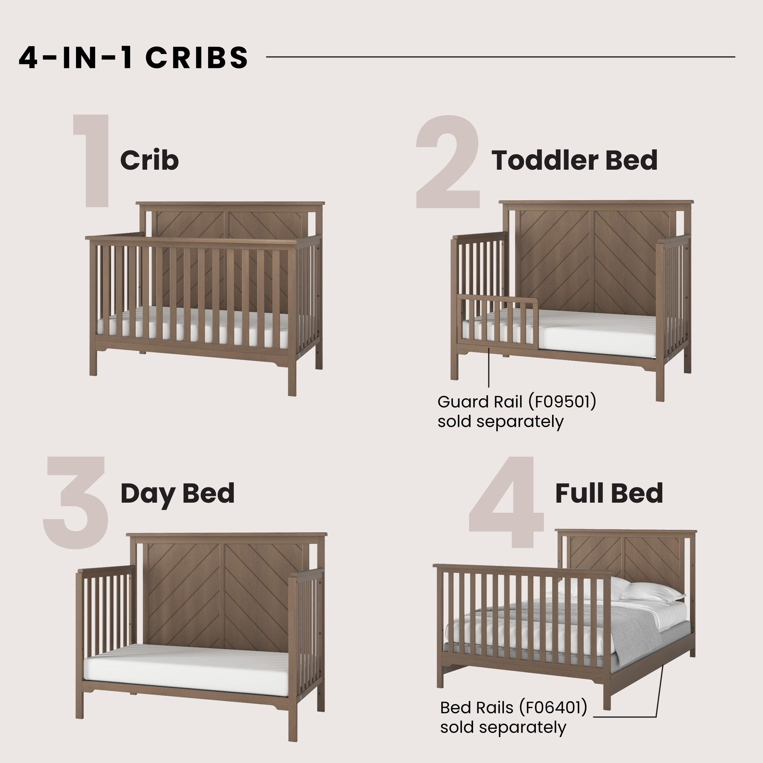 Choose a ⁤crib that converts​ to a toddler ‍bed for small nursery