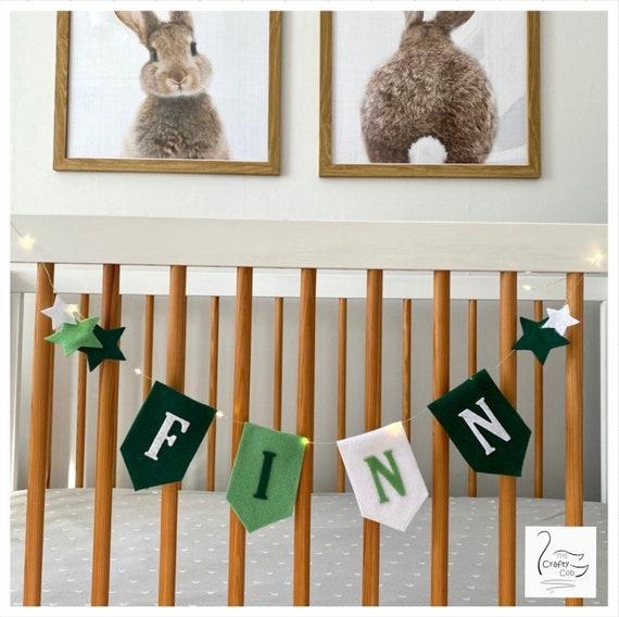 Personalized ⁣name banner ⁣to‍ add character to your Nursery Nook