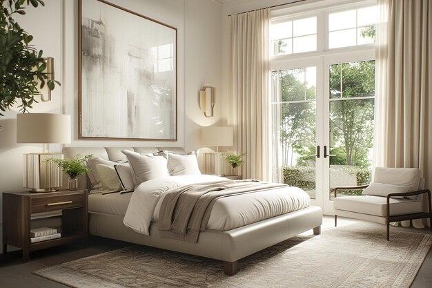 Incorporate natural ⁢light with sheer curtains in your‌ minimalist bedroom