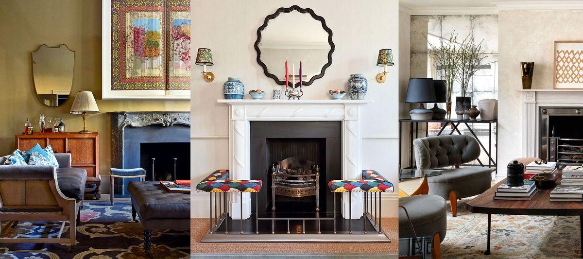 Statement mirrors expand the space in ‍your vintage ⁣living room