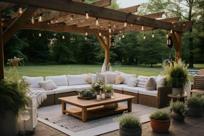 Create a cozy‍ outdoor lounge in your backyard​ with comfy​ seating