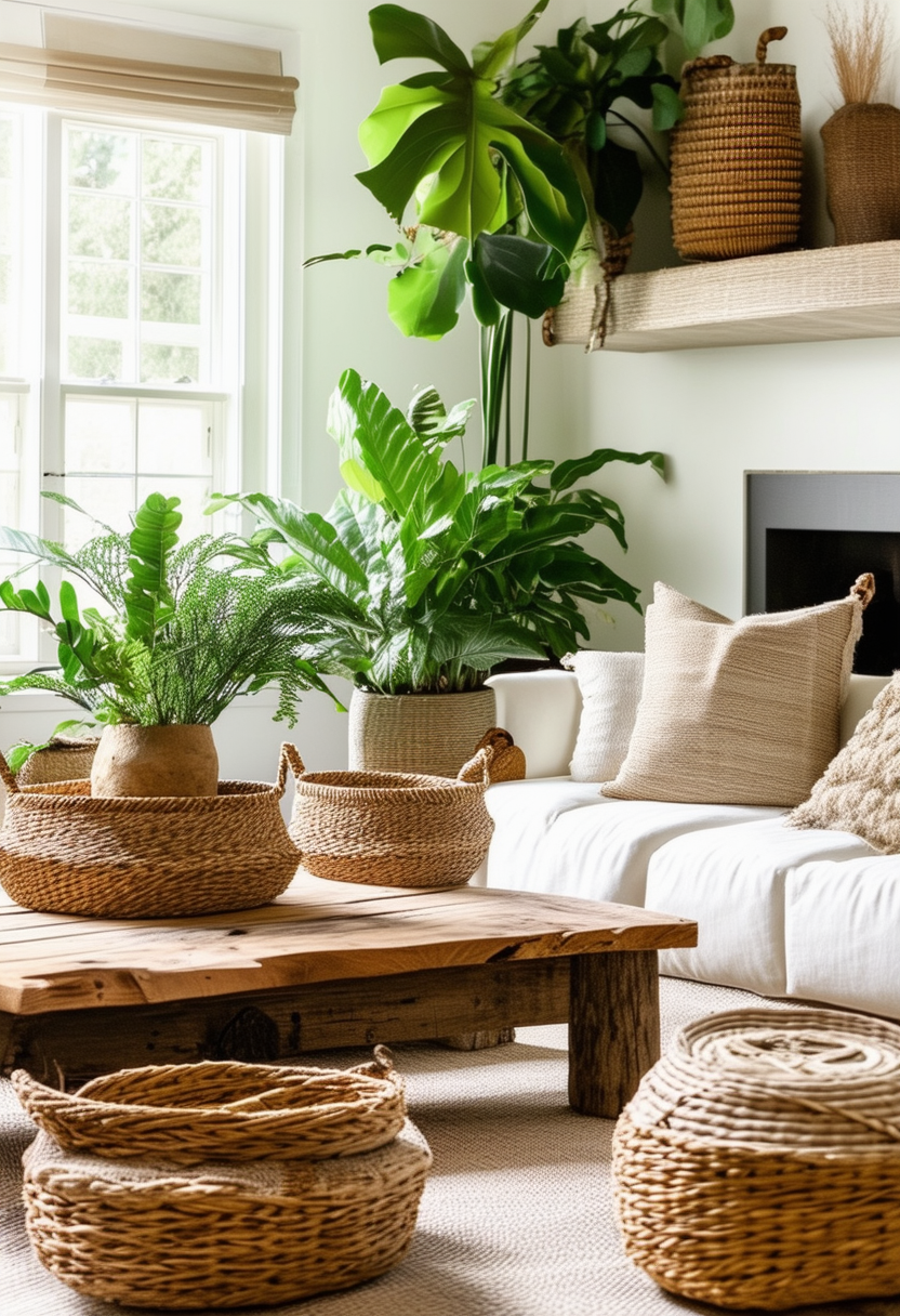 Inspiring Ideas for an Earthy Living Room Oasis