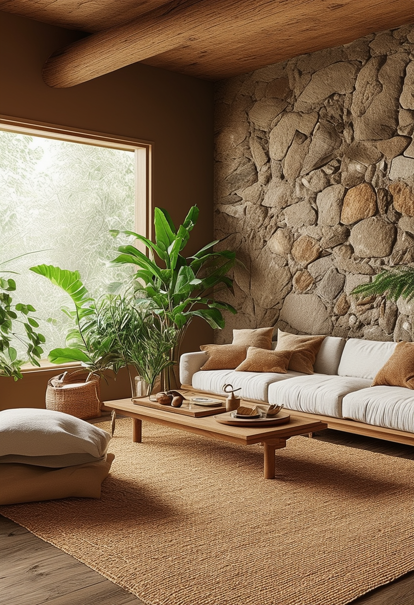 22 Inspiring Ideas for an Earthy Living Room Retreat