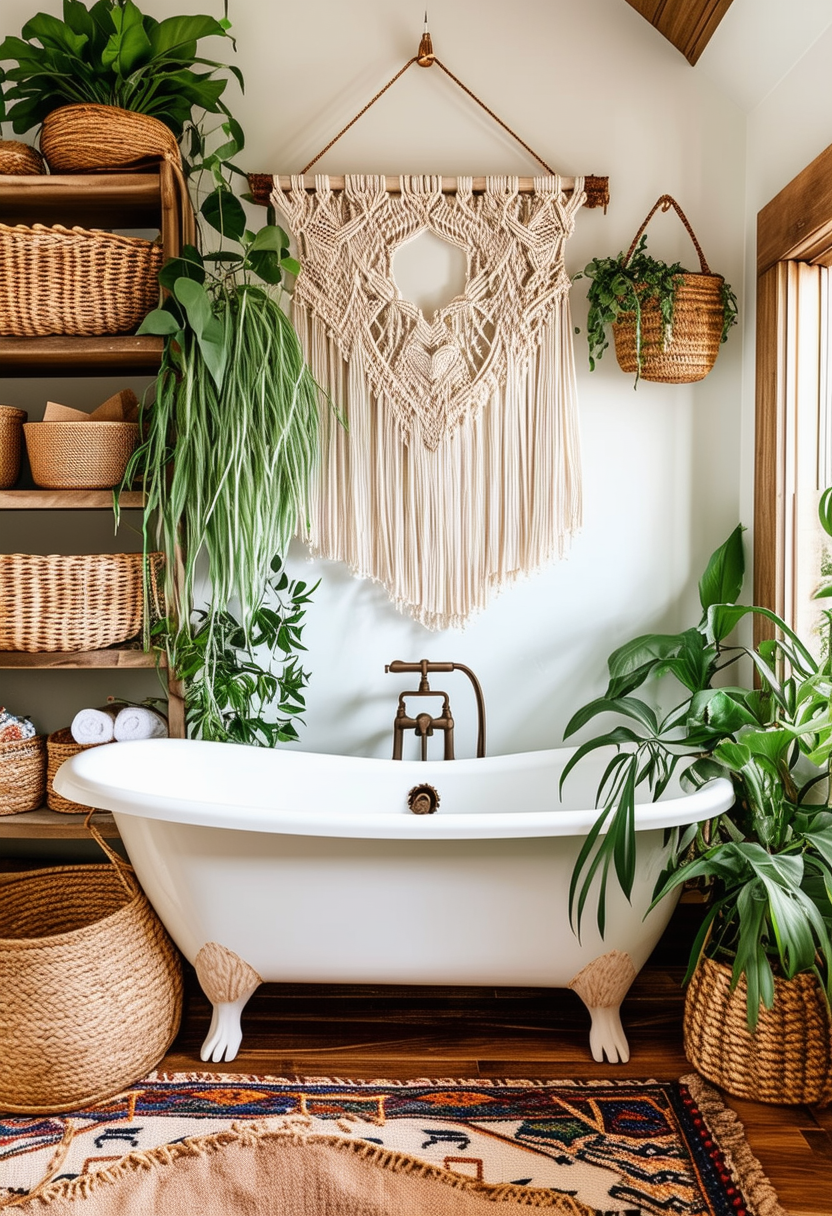 Boho Bathroom Ideas to Transform Your Space Naturally