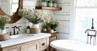 24 Charming Farmhouse Bathroom Ideas for Inspired Retreats