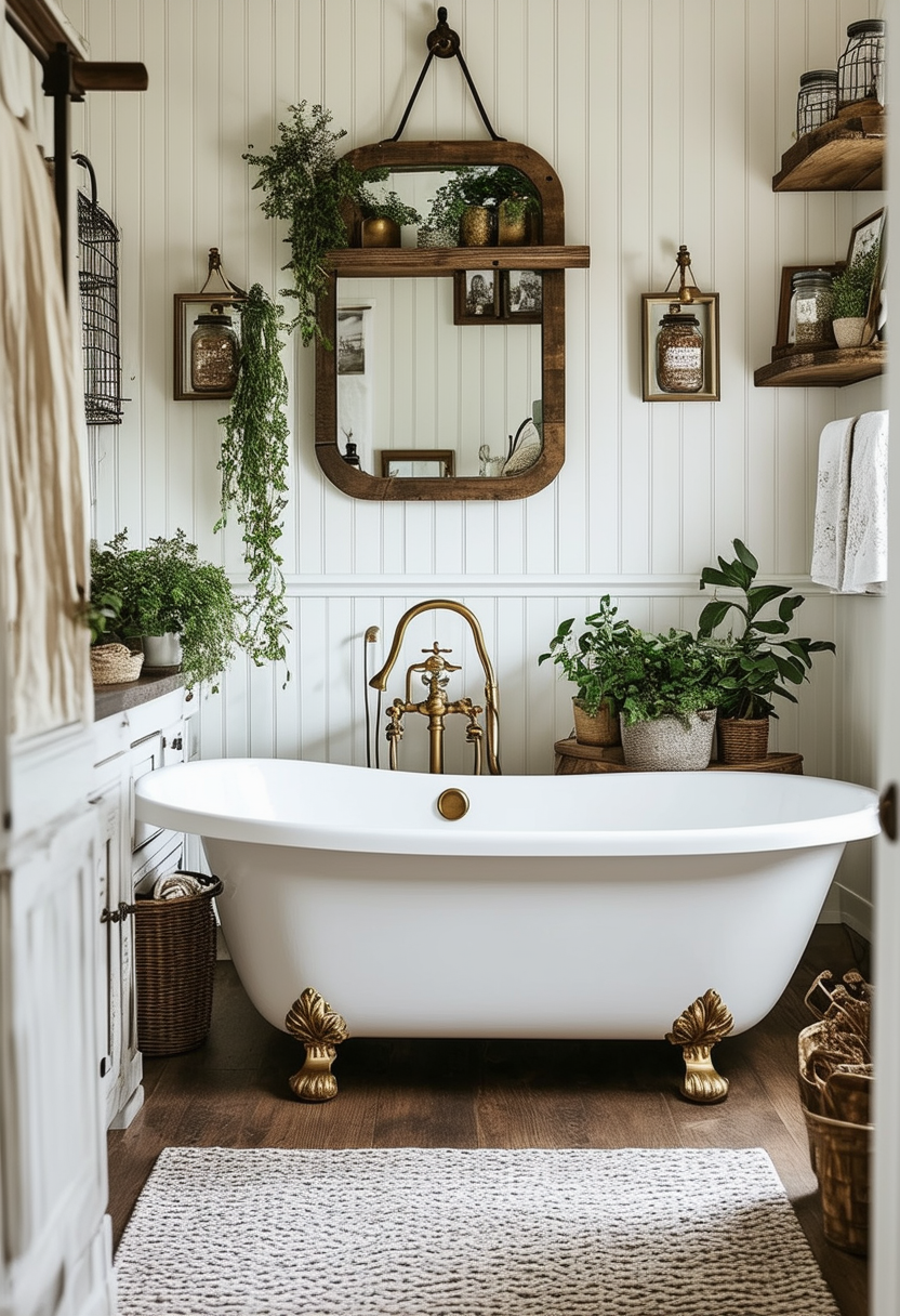 Charming Ideas to Elevate Your Farmhouse Bathroom Style