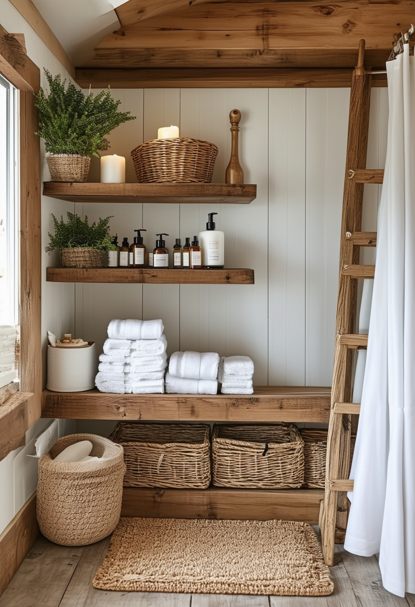 24 Cozy Chalet Bathroom Essentials for a Mountain Retreat