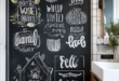 24 Creative Ideas for a Stylish Chalkboard Bathroom