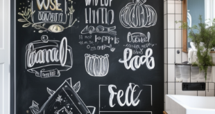 24 Creative Ideas for a Stylish Chalkboard Bathroom