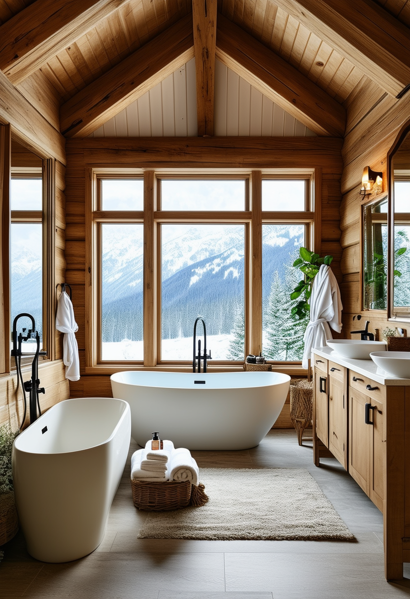 24 Essential Elements for Your Dream Chalet Bathroom Retreat