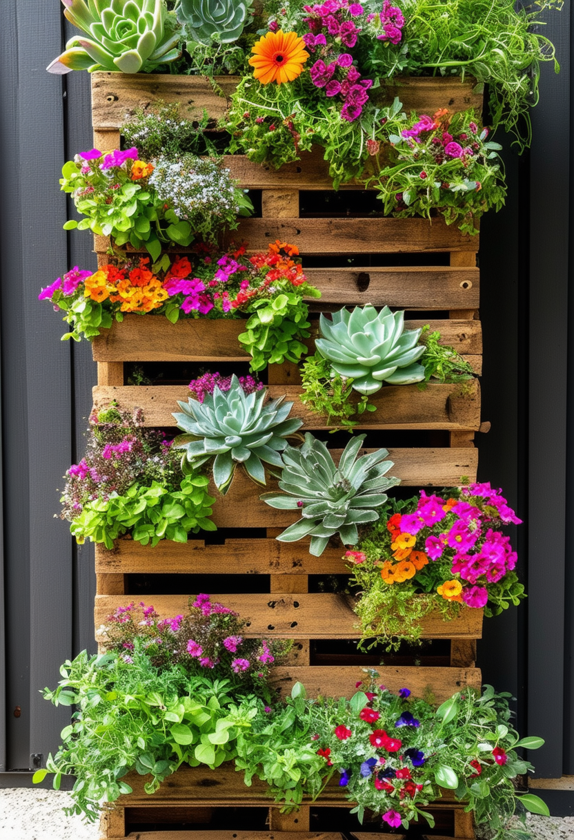 24 Innovative Pallet Garden Design Ideas for Every Space