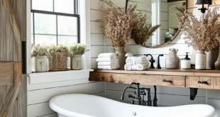 24 Inspiring Elements to Elevate Your Farmhouse Bathroom