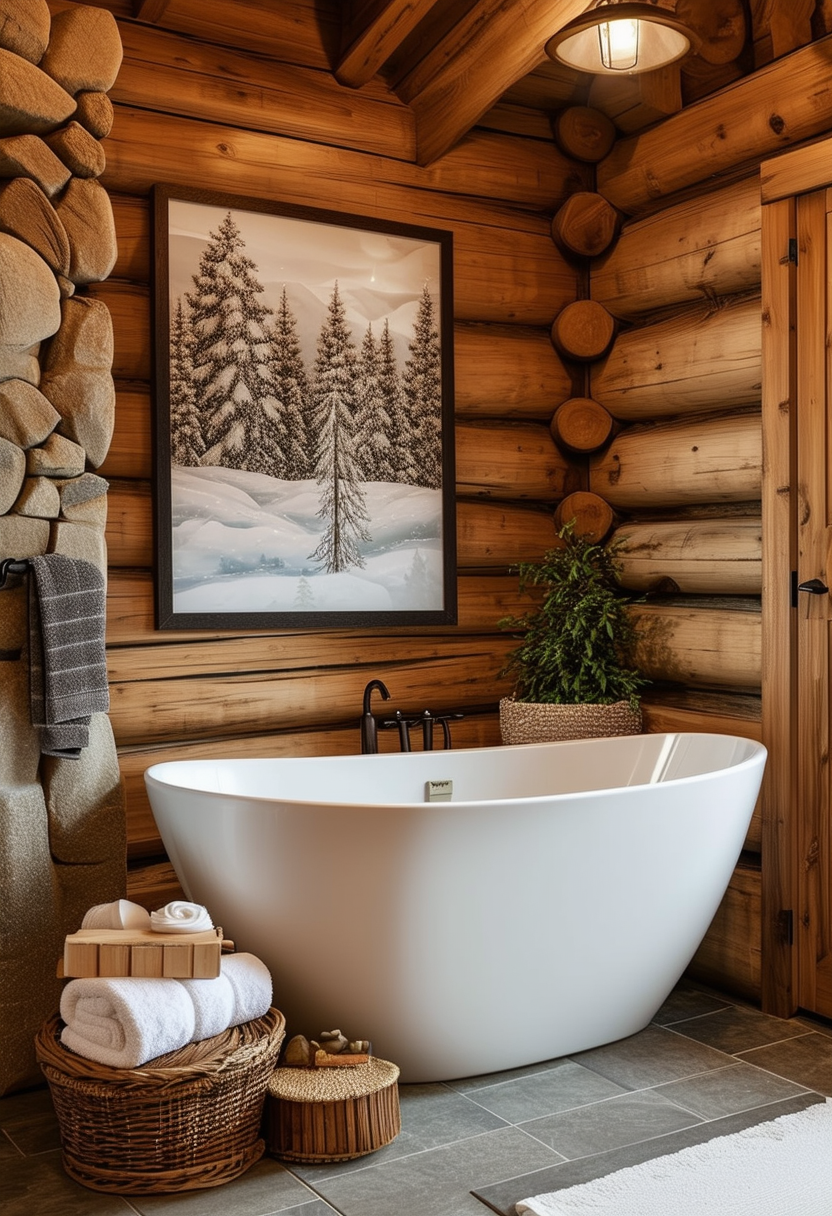 Inspiring Ideas for a Cozy Chalet Bathroom Retreat