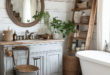 24 Inspiring Ideas for a Cozy Farmhouse Bathroom Makeover