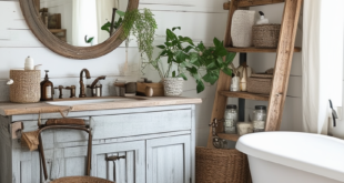 24 Inspiring Ideas for a Cozy Farmhouse Bathroom Makeover