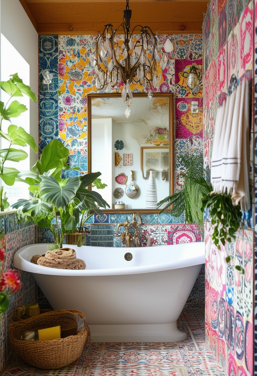 24 Unique Ideas to Create Your Eclectic Bathroom Oasis