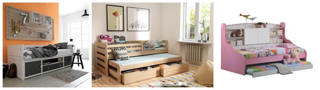 Multi-functional furniture maximizes space, embracing practicality in this clever bedroom trend