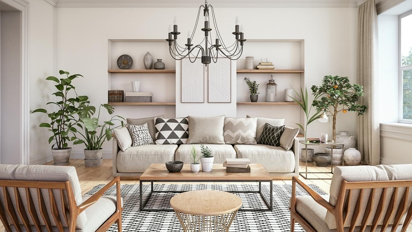 Opt for a neutral color palette​ to create a ⁤serene living room environment