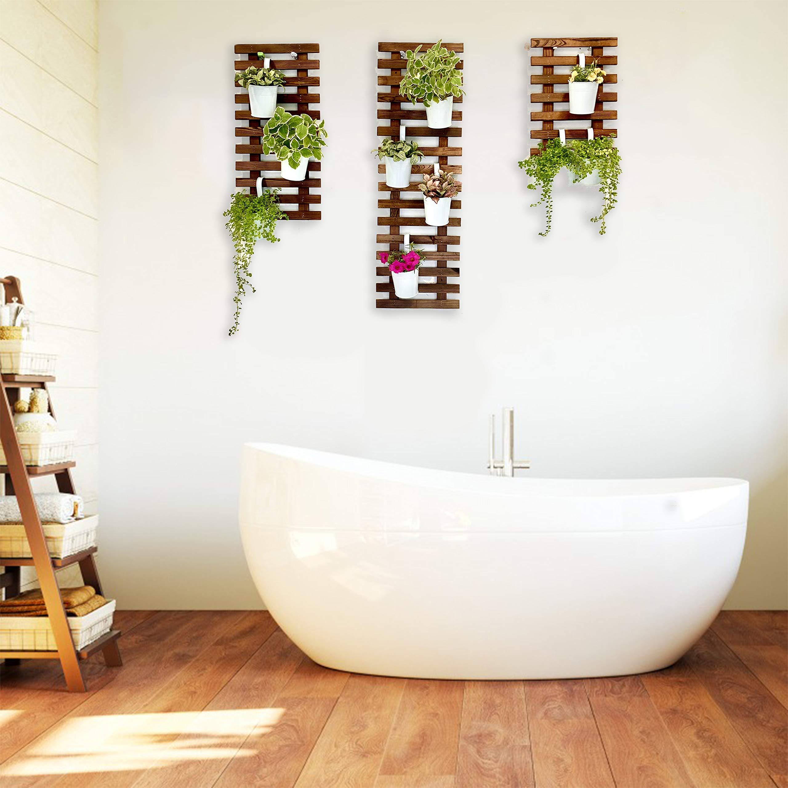 Add live plants to⁤ infuse freshness and a touch of ‍nature into your wooden bathroom