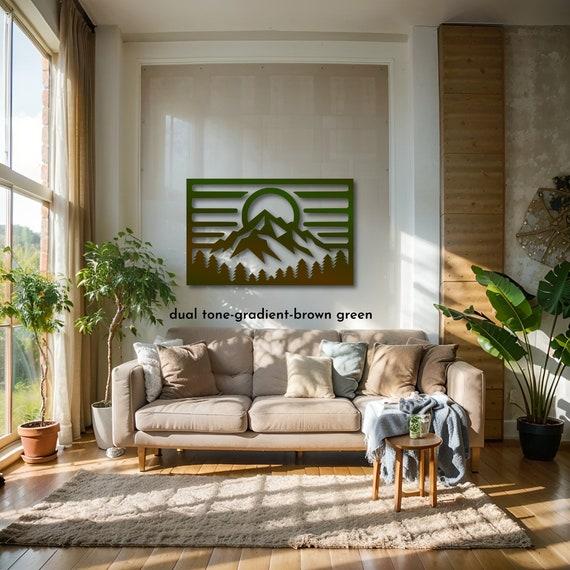 Choose nature-inspired wall art that reflects the ⁤great⁢ outdoors​ in your‌ Earthy Living ⁣Room