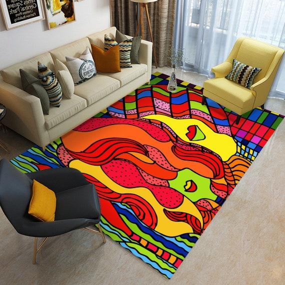 Retro Pop Living Room: Fun colors and funky designs empower playful ‍expression