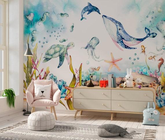 Under the⁣ Sea:‌ Dive into a⁣ vibrant nursery ‌inspired by ocean life