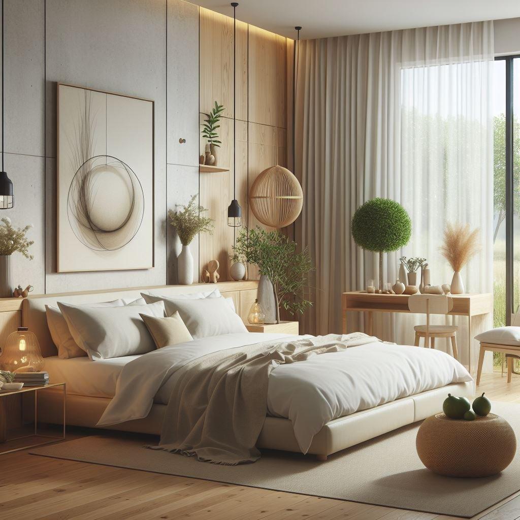 Integrate calming scents to enhance your minimalist bedroom experience