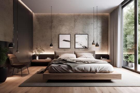 Monochromatic​ Bedroom:​ Use a singular color ⁤palette for sleek and⁤ modern ⁢effect