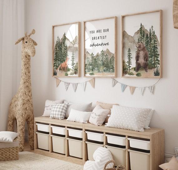 Update with ⁣nature-themed prints to bring joy into your Nursery Nook